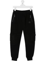 Philipp Plein pantalon de jogging à design patchwork - Noir