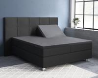 Primaviera Deluxe Splittopper Satijn Hoeslaken Antraciet 180 x 220