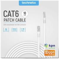 Technetix Patchkabel UTP CAT6 10m wit - 2077020