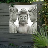 Tuinposter Boeddha beelden - thumbnail