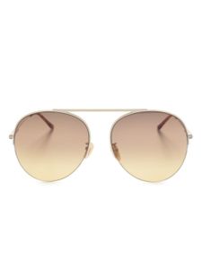 Gucci Eyewear lunettes de soleil à monture ronde - Tons neutres