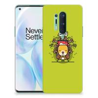 OnePlus 8 Pro Telefoonhoesje met Naam Doggy Biscuit