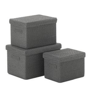 Kela - Rimossa Mand Set van 3 Stuks - Grijs - Kela