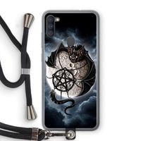 Volle maan: Samsung Galaxy A11 Transparant Hoesje met koord