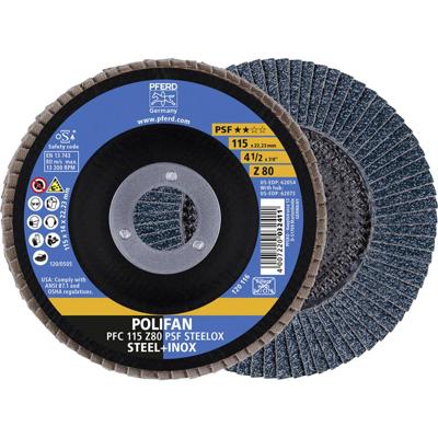 PFERD TOOLS 67768115 Z Psf Steelox Lamellenschijf Diameter 115 mm Boordiameter 22.23 mm 10 stuk(s)