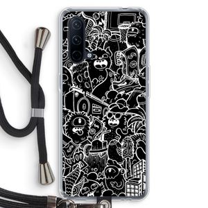 Vexx Black City : OnePlus Nord CE 5G Transparant Hoesje met koord