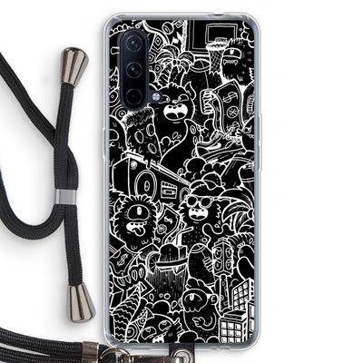 Vexx Black City : OnePlus Nord CE 5G Transparant Hoesje met koord