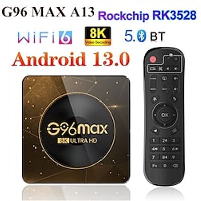 g96 max a13 smart tv box android 13 rockchip rk3528 8k 2.4g/5g wifi bt5.0 mediaspeler 2gb 4gb 32gb 64gb rom youtube set-top box Lightinthebox g96 max a13 smart tv box android 13 rockchip rk3528 8k 2.4g/5g wifi bt5.0 mediaspeler 2gb 4gb 32gb 64gb rom youtube set-top box Lightinthebox