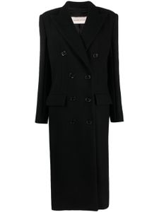 Alexandre Vauthier manteau long à boutonnière croisée - Noir