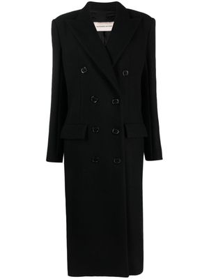 Alexandre Vauthier manteau long à boutonnière croisée - Noir