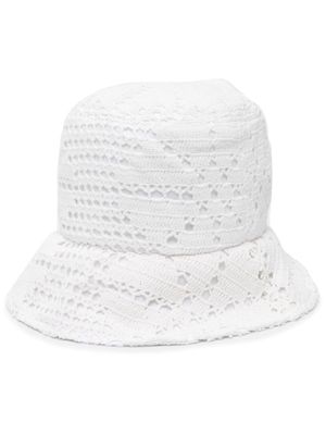 Comme Des Garçons Shirt bob en crochet - Blanc