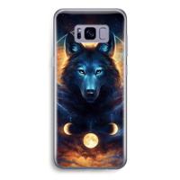Wolf Dreamcatcher: Samsung Galaxy S8 Transparant Hoesje - thumbnail