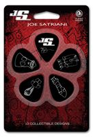 Planet Waves 1CBK6-10JS plectrum 10 stuk(s) Celluloid Zwart, Wit - thumbnail