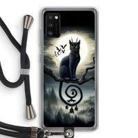 Moonlight Companions: Samsung Galaxy A41 Transparant Hoesje met koord