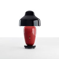 Parachilna Chinoz Tafellamp - Rood - Zwart - Zwart - thumbnail
