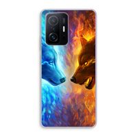 Fire & Ice: Xiaomi 11T Transparant Hoesje Fire & Ice: Xiaomi 11T Transparant Hoesje