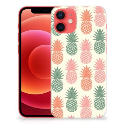 iPhone 12 Mini | Siliconen Case | Ananas