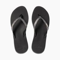 REEF Star Cushion Sassy Slipper Dames Black/Silver 8/38,5