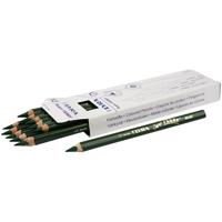 Lyra Super ferby 1 kleurpotloden, l: 18 cm, vulling 6,25 mm, groen, 12 stuk/ 1 doos