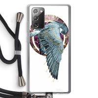 Golden Falcon: Samsung Galaxy Note 20 / Note 20 5G Transparant Hoesje met koord