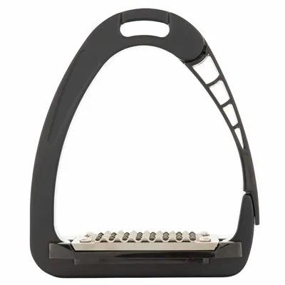 Acavallo Arena Alupro Stijgbeugels zwart/zwart maat:12