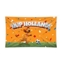 Gevelvlag Loeki de Leeuw Hup Holland 100 x 150 cm oranje   -