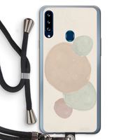 Geo #9: Samsung Galaxy A20s Transparant Hoesje met koord