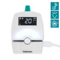 BabyMoov Premium Care Analoge babyfoon Zwart, Wit - thumbnail