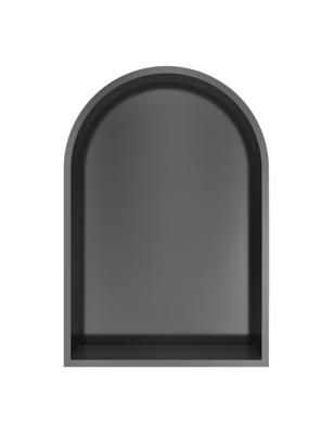 Hotbath &MORE Inbouwnis Toogmodel 30x45x10cm Geborsteld Gunmetal PVD