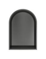 Hotbath &MORE Inbouwnis Toogmodel 30x45x10cm Geborsteld Gunmetal PVD