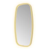 Hotbath &More Mirrors Contour LED Badkamerspiegel - Figuur - 80 x 40 cm - Geborsteld Messing Pvd