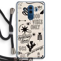 Good vibes: Huawei Mate 10 Pro Transparant Hoesje met koord
