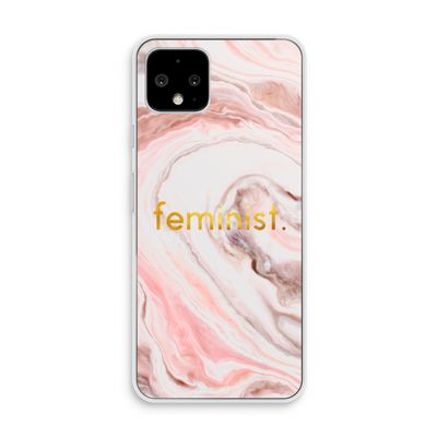Feminist: Pixel 4 Transparant Hoesje