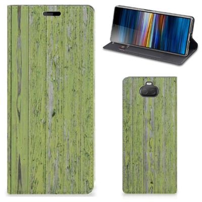 Sony Xperia 10 Book | Wallet Case | Green Wood
