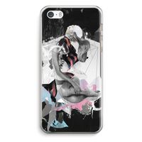 Camouflage de sommeil: iPhone 5 / 5S / SE Transparant Hoesje