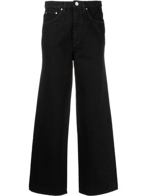 TOTEME jean évasé à taille haute - Noir