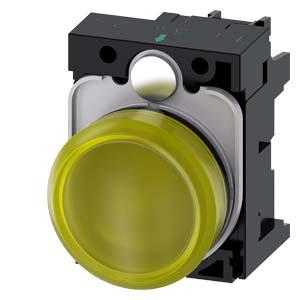 3SU1102-6AA30-1AA0  - Indicator light yellow 24VAC/DC 3SU1102-6AA30-1AA0