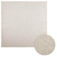 VidaXL Vloerkleed zizur room binnen en buiten 200x200 cm jute look