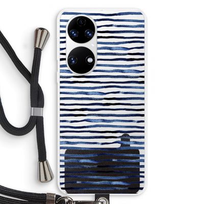 Verrassende lijnen: Huawei P50 Transparant Hoesje met koord