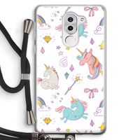 Fantasiewereld: Honor 6X Transparant Hoesje met koord