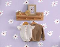 Behang Daisy Field Rol Lila