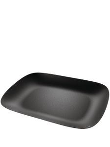 Alessi plateau texturé à design rectangulaire - Noir