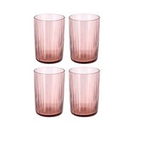 BITZ - Kusintha - Waterglas 0,28l s/4 Pink - thumbnail