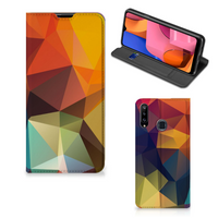 Samsung Galaxy A20s Stand Case Polygon Color