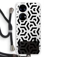 Crazy pattern: Huawei P50 Transparant Hoesje met koord