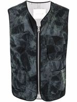 Mackintosh gilet GENERAL à motif tie dye - Gris