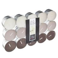 Geurkaars waxine/theelichtjes - 30x stuks - Jasmijn - 3,5 branduren Geurkaars waxine/theelichtjes - 30x stuks - Jasmijn - 3,5 branduren