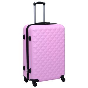 VidaXL Harde koffer abs roze