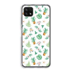 Ananas bladeren: Samsung Galaxy A22 5G Transparant Hoesje