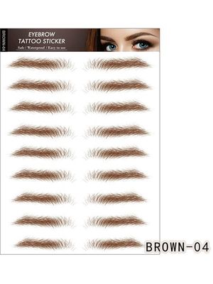 Waterbestendig Wenkbrauw tattoo stickers Voor Mannen En Vrouwen